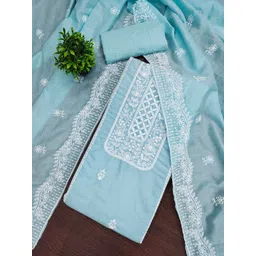 SHADOW & SAINING Embroidered Unstitched Dress Material-picture-17