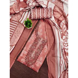 SHADOW & SAINING Floral Printed Unstitched Dress Material-picture-43