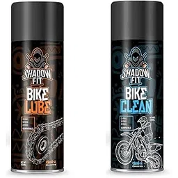 Shadow Fit Bike Chain Lube & Cleaner Combo | Chain Care Solution for All Motorbikes, Scooters & Sports Bikes | Smooth Chain Movement & Reliable Maintenance | Rust & Water Protection | (120 ml Each)-picture-15