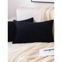 Shadowkart Fibre Filled Faux Velvet Ultra Soft Sleep Pillow-picture-28