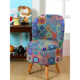 Shadowkart Healing Energy Wood Printed Chair-picture-33