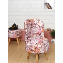 Shadowkart Light Pink Wood Printed Chair-picture-25
