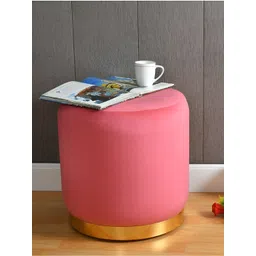 Shadowkart Pink Wooden Pouffes Sitting Mudda Ottomans-picture-14