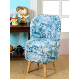 Shadowkart Seagreen Wood Printed Chair-picture-39