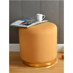 Shadowkart Yellow Wooden Pouffes Sitting Mudda Ottomans-picture-21