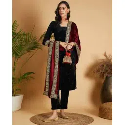 shae by sassafras Women Embroidered Stole-picture-12