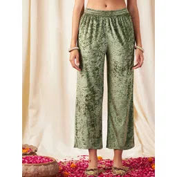 Shae by SASSAFRAS Women Straight Fit Trousers-picture-35