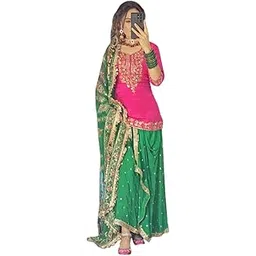 shafnufab Women Net Stitched palazzo suits for women with dupatta Ladies use palazzo suits for women For Emboirdery palazzo suits for women And dress for women wedding-picture-11