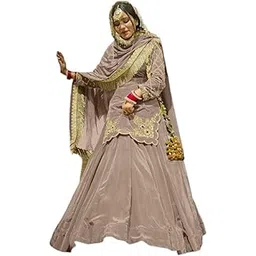 shafnufab Women's Georgette Fully Stitched Plazzo Suit With Dupatta And Plazzo kurti with dupatta with Plazzo Pant With Dupatta Pink55 Colour SF251-ver28-picture-19