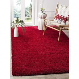 Shag weaving carpet Maroon Water Resistant Carpet-picture-10