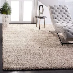 shag weaving Beige Polyester Carpet-picture-36
