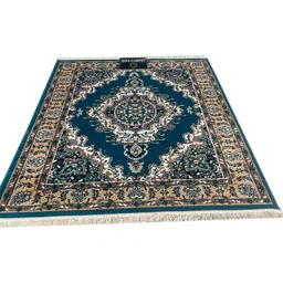 shag weaving Blue Silk Carpet-picture-21