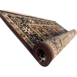 shag weaving Brown Silk Carpet-picture-15