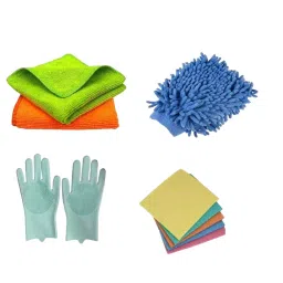 Shagun All In One Cloth And Wiper Kitchen Cleaning Kit Combo-picture-10