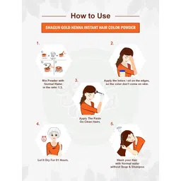 shagungold Shagun Gold Himalayan black hair color Henna powder 40g (pack of 5) image 2