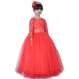 Shahina Fashion Girls Birthday Maxi Dress-picture-32