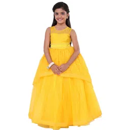 Shahina Fashion Girls Lace Layered Party Gown-picture-45