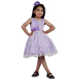 Shahina Fashion Girls Net Knee Length Princess Dress-picture-18