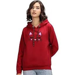 shaira fashion Women Cotton Blend - Cute Hoodies Teen Girl Winter Jacket Sweatshirts Casual Drawstring Clothes Hoodie with Pocket-picture-56