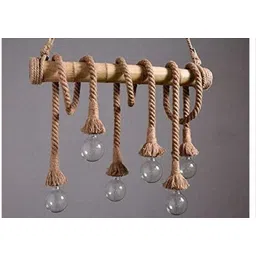 shakanje SK BAMBHU Chain Jute Light Hanging Chain Rod-picture-18