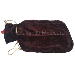 Shakuntla Hot Water Bottle with Velvet Cover (Blue)-picture-43