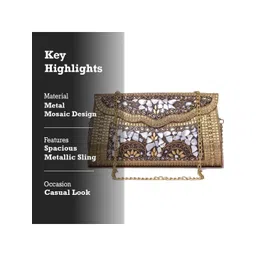 SHAKUNTLA VINTAGE Multicolor Clutch image 4