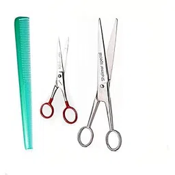 Shalimar Brand Professional Hair Cutting Scissor, Barber Scissor 7 & 4 Inch With Comb For Salon & Home Use-picture-37