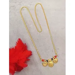 shankhraj mall Traditional Gold Plated Mangalsutra for Women-picture-21
