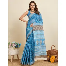 SHANVIKA Floral Printed Pure Cotton Saree-picture-36