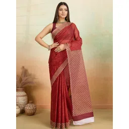 SHANVIKA Floral Printed Pure Cotton Saree-picture-30