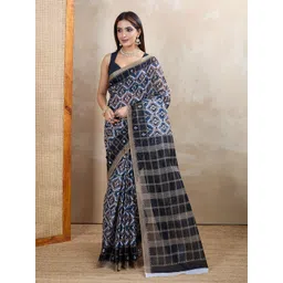 SHANVIKA Geometric Printed Pure Cotton Saree-picture-16