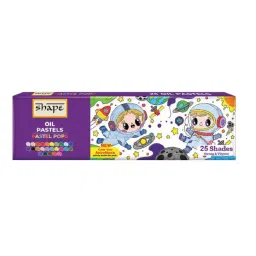 Shape Oil Pastels Color 15 Shade 60 x 10 mm Assorted Color, A130301-picture-13