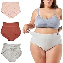 shaperx All-in Panty. High-Waist for Maternity, Postpartum & C-Section Recovery. TheBump's Best Postpartum Underwear Plus Size Pack of 3-picture-27