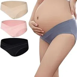 shaperx Women All-in Panty. Mid-Waist for Maternity, Postpartum & C-Section Comfortable. The Bump's Best Postpartum Underwear Pack of 3 Plus Size-picture-43