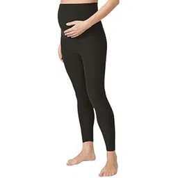 shaperx Women's Essentials Cotton Leggings (Maternity) High Waist Pack of 1-picture-51
