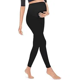 shaperx Women's Maternity Leggings Over The Belly Pregnancy Workout Leggings Full Length Pregnant Active Wear Yoga Pants High Waist Pack of 1-picture-37