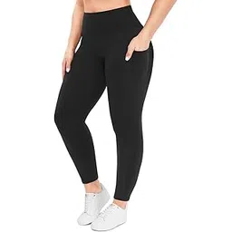 shaperx Women's Tummy Control Yoga Pants with High Waist and Running Yoga Leggings with Convenient Pockets for Workouts Pack of 1-picture-41
