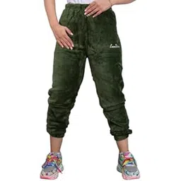 shaperx Womens Winter Warm Sherpa Lined Running Active Sweatpants Jogger Fleece Pants Multicolour Free Size (26 Till 34) Pack of 1-picture-16