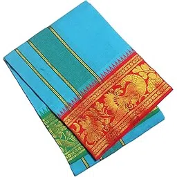 Sharan Elegance Men's Single Dhoti -2 Mtrs/Mundus/Lungi Fancy Border Set of 1-picture-36