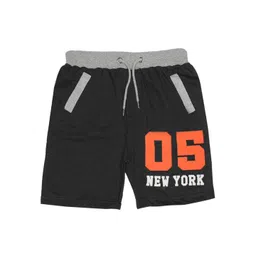 SHARKTRIBE Boys Typography Cotton Printed Shorts-picture-56