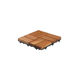Sharpex Brown Solid Wood  Deck Tiles-picture-22
