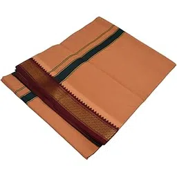 sharvesh Men Cotton Solid Colour Bhagavathi Ethnic Wear Zari Vesti/ 2 METRE Size Adjustable Dhoties-picture-38