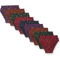 Sharvi Boutique Classic Solid Hipster Cotton Stretch | Printed Underwear | Panties tor Women | Daily Use | Ultra-Soft Waist Elastic | Combo (Pack of 4)-picture-48