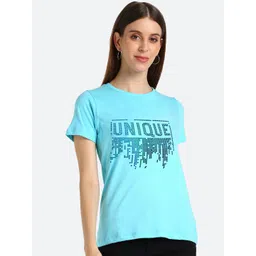 shashvi Women Blue Embellished T-shirt-picture-23