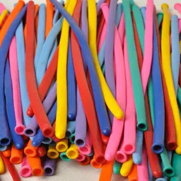 shatchi Solid FUNKY MODELLING ASSORTED COLOUR BALLOONS ANIMAL TWIST TYING MAKING -KIDS FUN - 100Pcs Balloon-picture-28