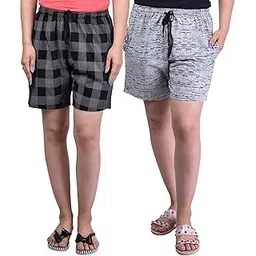 shaun 69GAL Women's Cotton Shorts Pack of 2-picture-31
