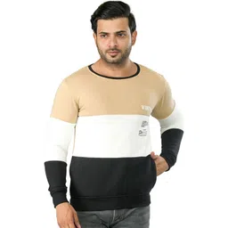 SHAUN Men Colourblocked Sweatshirt-picture-17