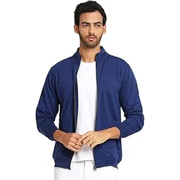 shaun Men's Fleece Hooded Neck, Zipper and Round Neck Sweatshirt-picture-10