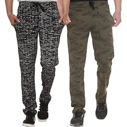 shaun Men's Regular Fit Trackpants (B07PBRFCKF_Multicolored_X-Large)-picture-12