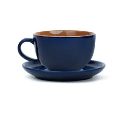 SHAY Blue 2 Pcs Ceramic Easy to Clean Core Cups And Mugs 300ML-picture-11
